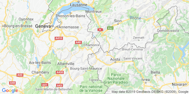 Localisation de Marathon du Mont Blanc