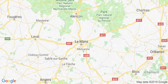 Localisation de Semi-marathon de la sarthe